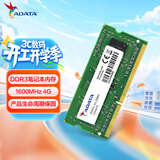 威刚（ADATA）4GB DDR3L 1600 笔记本内存 低电压版 万紫千红