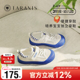 泰兰尼斯311春季男童鞋幼儿园室内鞋透气帆布鞋防滑舒适板鞋白蓝24码