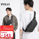 POLO斜挎包男士机能风胸包iPad包单肩包男运动腰包多功能手机包挎包男