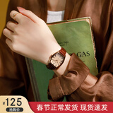 聚利时（Julius） 手表女学生防水复古简约小表盘女表高中初中女生皮带女士石英表 经典【小酒桶】