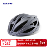 捷安特（GIANT）G833自行车骑行头盔公路防护安全头帽健身骑行装备/新老随机发 哑渐变黑银 L 58-62cm
