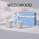 Wedgwood结婚礼物金粉年华午夜蓝马克杯骨瓷咖啡杯水杯家用杯子新婚礼