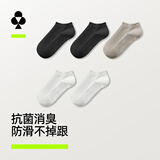 有棵树【肌理短筒】袜子男夏季纯棉10A抗菌吸汗透气防臭抗起球休闲短袜