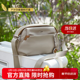 莱夫斜挎包女时尚小花挂饰枕头包轻便百搭休闲单肩包新年情人节礼物