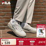 斐乐 斐乐官方男鞋COOKIES复古帆布鞋2025夏新款曲奇鞋时尚休闲鞋 桦树棕-BI 40