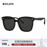 BOLON暴龙眼镜太阳镜防晒墨镜偏光镜男女款韩版经典方框遮阳镜 BL3027 大码BL3037A13-深灰色