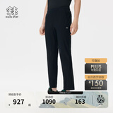 KOLON SPORT/可隆长裤 男子松紧防晒UPF50+弹力针织户外运动休闲裤 LHLP5MNT15-BK 黑色 L 175/82A
