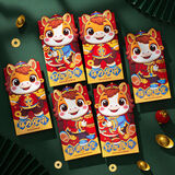 新新精艺新年红包2026年创意最新款马年红包开工大吉过年红包袋利是封18个