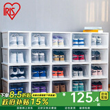 爱丽思（IRIS） 鞋盒aj鞋盒子手办透明收纳盒鞋架收纳箱鞋柜男士球鞋皮鞋整理丝 【46.5码/AJ可装】4只装 特大码