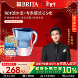 碧然德（BRITA）过滤净水器 家用滤水壶 净水壶 海洋系列 3.5L（蓝）+专家版滤芯5枚 环保加固包装