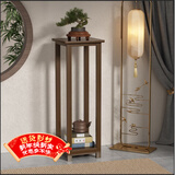 安尔雅新中式花架阳台落地置物架花台室内装饰客厅多层窗台多肉花盆架子