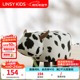 LINSY KIDS动物凳矮凳储物沙发凳子卡通牛凳家用门口创意换鞋凳 奶牛凳