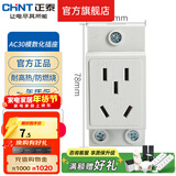 正泰（CHNT）开关插座配电箱插座AC30系列103 10A五孔（宽36mm）AC30-10530
