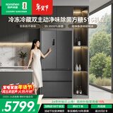 容声方糖515L机皇法式多门冰箱双系统超薄零嵌入式自动制冰一级能效灰BCD-515P60FZNAD国家补贴世界杯