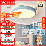 雷士（NVC）LED照明吸顶灯儿童氛围卧室灯健康护眼创意可爱童趣卡通龙猫蓝色