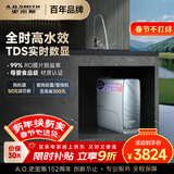 史密斯（A.O.SMITH）佳尼特净水器 蓝鲸1200G 家用净水器厨房专用台下用净水机直饮一体机 6年RO膜 冠军之选CR3000AE1