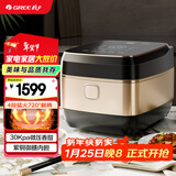 大松（TOSOT）格力电饭煲4-5人家用电饭锅4L微压力4段IH加热智能多功能煮粥煲汤带蒸屉健康发芽饭40X80C