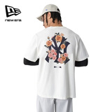 NEW ERA纽亦华MLB短袖T恤男女情侣秋季运动NY白色休闲重磅上衣14179169-M