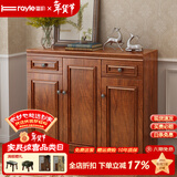 雷勒鞋柜新中式简约现代门厅柜客厅收纳柜子储物柜多功能美式玄关柜 403款120*34.3*100cm