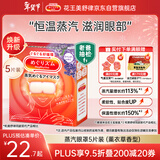 花王（KAO）美舒律蒸汽眼罩/热敷贴5片薰衣草 睡眠晚安贴进口