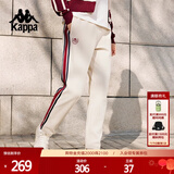 卡帕（Kappa）背靠背2025新款运动长裤女休闲简约针织直筒女款裤子潮K0E62AK03D