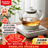澳柯玛（AUCMA）316自动上水恒温电热水壶0.8L玻璃煮茶器功夫茶具茶台泡茶烧水壶煮茶壶电茶炉电水壶煮中药J1