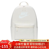 耐克NIKE男女双肩包 书包  HERITAGE  休闲包DC4244-104白 均码