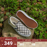 VANS范斯官方 经典款Slip-On黑白棋盘格经典一脚蹬男女鞋帆布鞋 黑白棋盘格 38