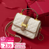 YUYULA牛皮包包女包斜挎包品牌轻奢手提链条包送生日情人节礼物女朋友