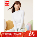 IEF/爱依服针织衫打底衣女2025秋季新款韩版时尚百搭基础款长袖上衣 白 M