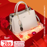 viney牛皮包包女包斜挎妈妈包中年单肩手提包生日情人节礼物送女友老婆