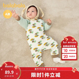 巴拉巴拉婴儿连体衣宝宝新生儿衣服爬服哈衣2025撞色时尚可爱209325120202