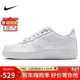 耐克NIKE女大童空军一号AF1 新年礼物 运动鞋DH2920-111白39