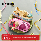 CROCS卡骆驰贝雅卡骆班儿童洞洞鞋沙滩凉鞋男童女童拖鞋/207018/207019 芭蕾粉/糖果粉-6TG 35 (215mm)