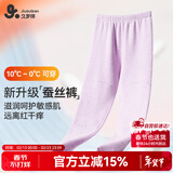 久岁伴儿童保暖裤女童秋冬加绒中厚含蚕丝裤棉毛裤防静电校服打底裤秋裤