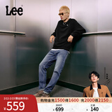 Lee【张凌赫代言】726舒适直筒丹宁复古水洗蓝色男牛仔裤休闲潮流 浅蓝色 32 (140-150斤可选)