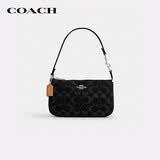 蔻驰（COACH）【品牌直供】女士NOLITA 19经典标志单肩手提麻将包黑色CCZ48