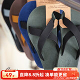 马登工装软底拖鞋男磨砂细纹夏季凉拖浴室防滑十字拖凉鞋男士沙滩鞋 卡其绿 （尺码偏小，可参考推荐脚长选择） 41