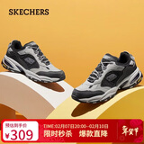 斯凯奇（Skechers）新年礼物冬季男鞋厚底增高老爹鞋软底舒适休闲鞋百搭运动鞋237145