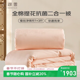 太湖雪 100%桑蚕丝冬被 二合一子母四季被 丝重1+3斤2*2.3m[专柜同款]