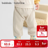 巴拉巴拉宝宝裤子男童长裤秋冬女童加绒裤婴儿pp裤外穿萌