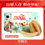 京鲜生 海南哈密瓜 西州蜜/西周蜜 2粒 5-7斤 单果2.5斤起 生鲜水果礼盒