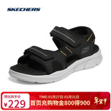 斯凯奇（Skechers）凉鞋男士秋季厚底休闲鞋软底外穿运动凉拖鞋237286
