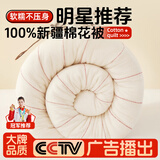 多忆绵眠（duoyimianmian）新疆长绒棉被芯全棉花被子手工棉絮棉胎褥子床垫加厚保暖冬被单人 新疆长绒棉被9斤 150*210cm