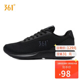 361°运动鞋男秋冬季透气黑色休闲慢跑步鞋子男鞋新年礼物671832270-5
