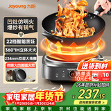 九阳（Joyoung）电磁炉凹面电磁炉电磁灶电陶炉家用2200W大功率猛火爆炒多功能电池炉深凹弧面凹灶N2210【单机款】