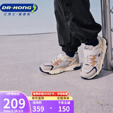 江博士学步鞋运动鞋秋季男女宝宝鞋透气休闲儿童鞋B14243W018灰/卡其26