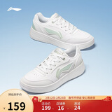 李宁元宝V3丨板鞋休闲鞋女鞋春夏季学院风小白鞋运动鞋AGCV108