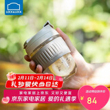 乐扣乐扣（LOCK&LOCK）咖啡杯手持玻璃杯男女学生便携式吸管杯子350ML灰色 LLG689GRY