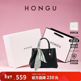 红谷女士包包单肩斜挎包简约通勤牛皮手提 礼盒款 情人节礼物